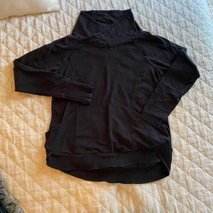 Athleta Wrap Neck Sweatshirt